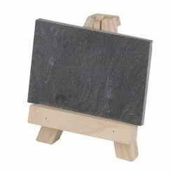 Le moins cher 🔥 Porte Nom En Ardoise Sur Chevalet - Par 4 😀