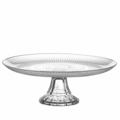 Le moins cher ???? Présentoir à Gateau En Verre Sur Pied Ø31X H12cm ❤️