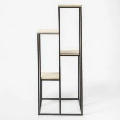 Les meilleures critiques de ⭐ Présentoir Métal Avec 4 Tablettes En Bois Carrées 51x50x125cm ???? -LED Shop presentoir metal avec 4 tablettes en bois carrees 51x50x125cm 03