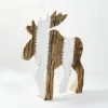 Acheter ???? Renne En Bois Bicolore à Poser L 55,5 X H 61,5 Cm ????