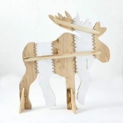 Acheter ???? Renne En Bois Bicolore à Poser L 55,5 X H 61,5 Cm ???? -LED Shop renne en bois bicolore a poser l 55 5 x h 61 5 cm 03