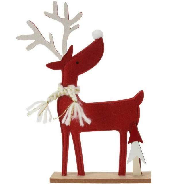 Renne rouge sur socle 24x4x32cm - 2 modèles possibles Meilleur prix ???? Renne Rouge Sur Socle 24x4x32cm - 2 Modèles Possibles ???? -LED Shop renne rouge sur socle 24x4x32cm 2 modeles possibles 01