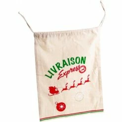 Meilleur prix ???? Sac Hotte Coton Livraison Speciale Noel - 35x45 Cm - Par 200 ????