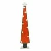 Nouveau ???? Sapin De Noël En Métal - Rouge - 16x10x76 Cm ????