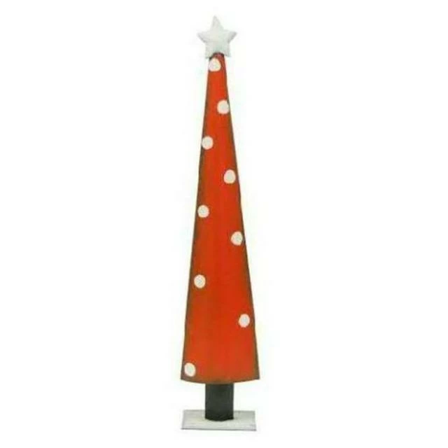 Sapin de noël en métal - rouge - 16x10x76 cm Nouveau ???? Sapin De Noël En Métal - Rouge - 16x10x76 Cm ???? -LED Shop sapin de noel en metal rouge 16x10x76 cm 01