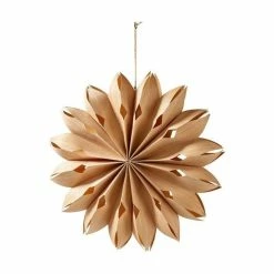 Meilleure vente ???? Suspension étoile En Papier Naturel ø30cm ????