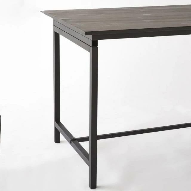 Table industrielle L119 x P70 x H75 cm bois noir Meilleure affaire ???? Table Industrielle L119 X P70 X H75 Cm Bois Noir ???? -LED Shop table industrielle l119 x p70 x h75 cm bois noir 05