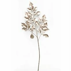 Offres ???? Tige De Feuilles Champagne Effet Métalisé H63cm ????