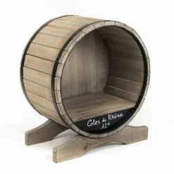 LED Shop -LED Shop tonneau presentoir avec ardoise l 50 x p 31 x h 55 cm 02