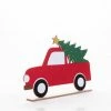De gros ???? Voiture En Tissu Avec Sapin De Noël L 58 X H 37 Cm ????