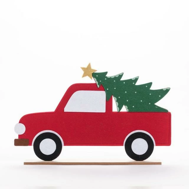 Voiture en tissu avec sapin de Noël L 58 x H 37 cm De gros ???? Voiture En Tissu Avec Sapin De Noël L 58 X H 37 Cm ???? -LED Shop voiture en tissu avec sapin de noel l 58 x h 37 cm 02
